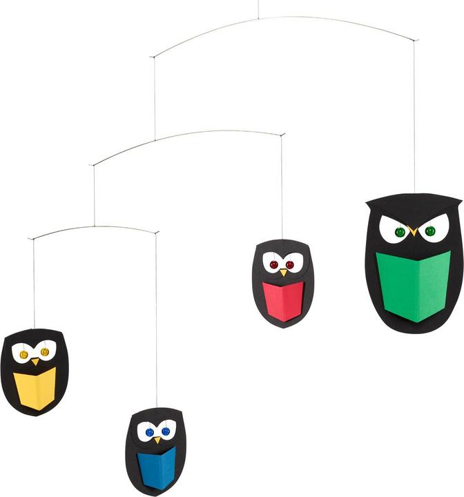 Produktbild Flensted Mobiles Weise Eulen mit Geschenkbox