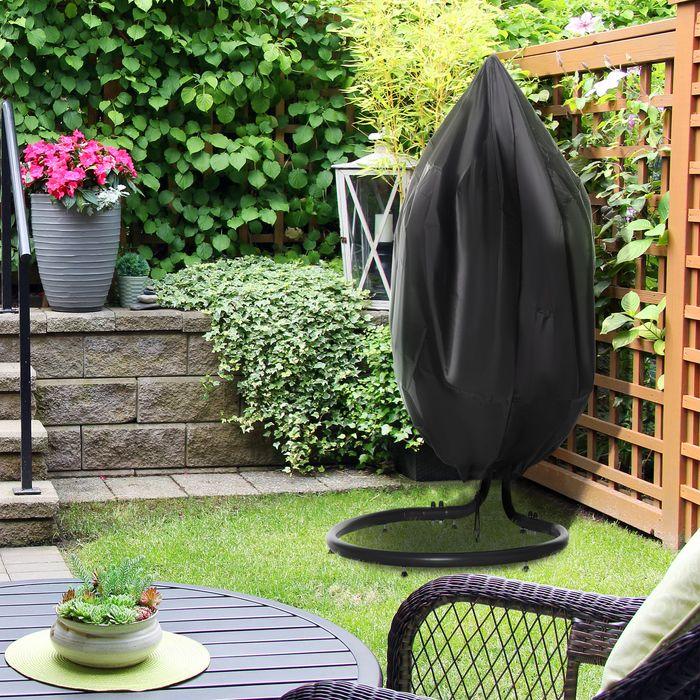 Produktbild Swisshandel24 Abdeckung für Hängesessel Wasserdicht Oxford Ø115 x 190H cm