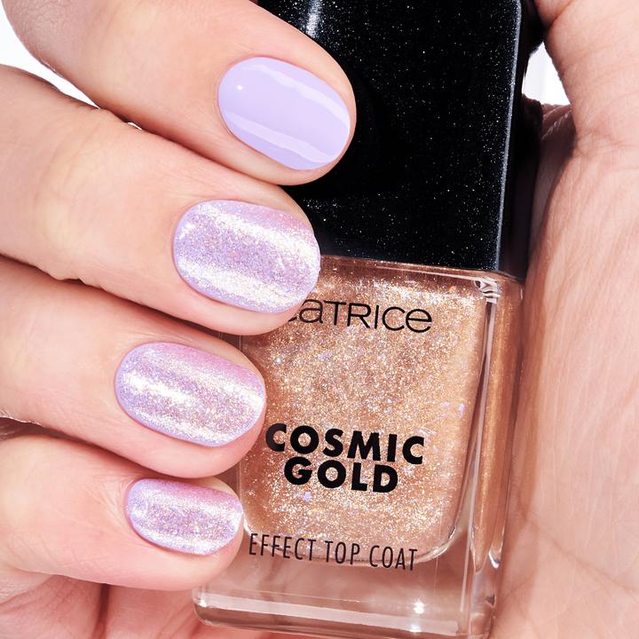 Immagine prodotto Catrice Cosmic Gold Effect Smalto Unghie Top Coat (030 Luce Celeste, Topcoat)