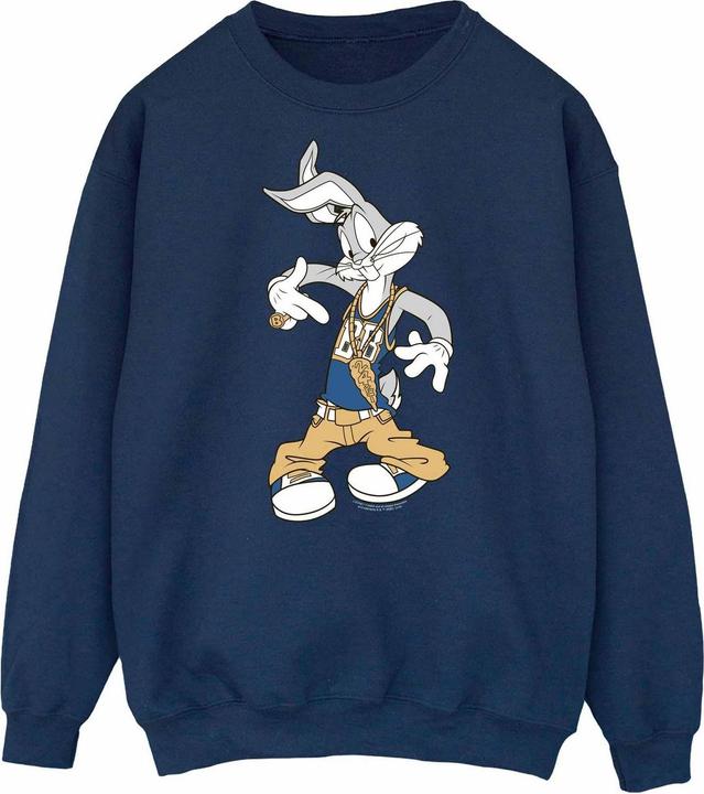 Looney Tunes Rapper Bugs Bunny Baumwoll Sweatshirt (M)