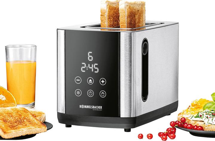 Produktbild Rommelsbacher TO850 Toaster 2-Scheiben (EU-Stecker)