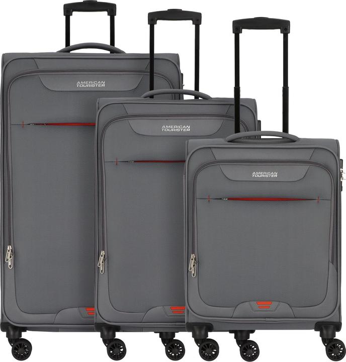 American Tourister Street Roll 4 Rollen Kofferset 3-teilig (215 l, XL (ab 115l))
