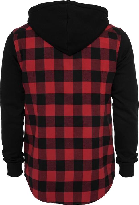 Immagine prodotto Urban Classics Camicia con cappuccio e maniche in flanella a quadri (M)