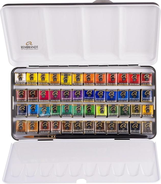 Image du produit Rembrandt Boîte de couleur à eau (Multicolore, 48 ml)