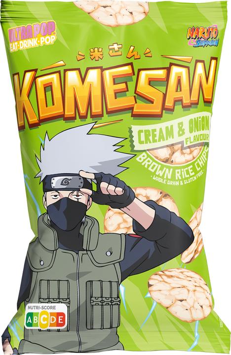 Produktbild LnsTrade NARUTO SHIPPUDEN - Komesan 'Chips De Riz' - Kakashi -60g -Crème Oignon (60 g)