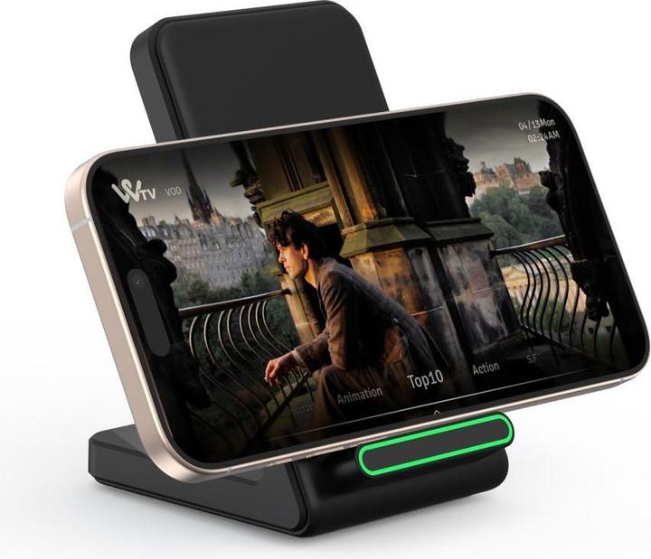 Produktbild Tech-Protect Dock station QI15W-A40 WIRELESS CHARGE Black (15 W)