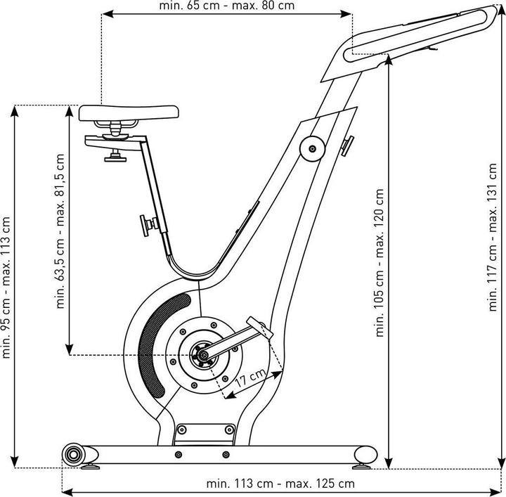 Produktbild NOHrD Ergometer Bike Schwarz