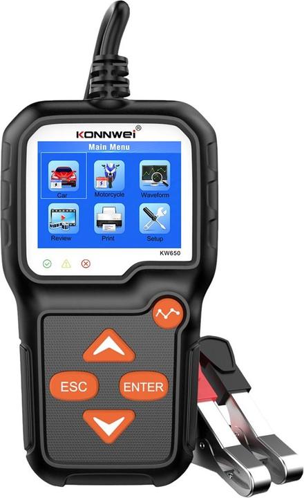 Image du produit Konnwei KW650 Appareil de mesure de la batterie