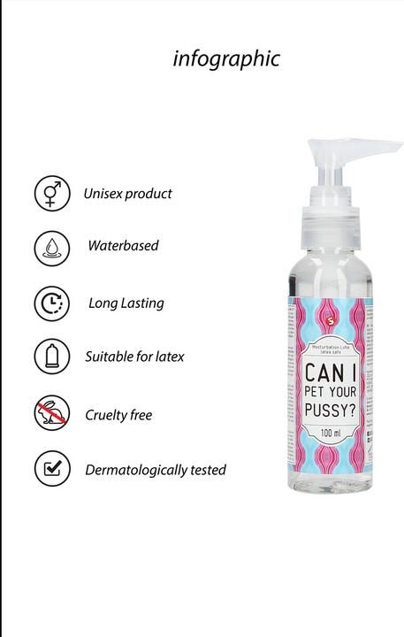 Immagine prodotto Shots Masturbation Lube - Can I Pet Your Pussy? - 100 ml (100 ml)