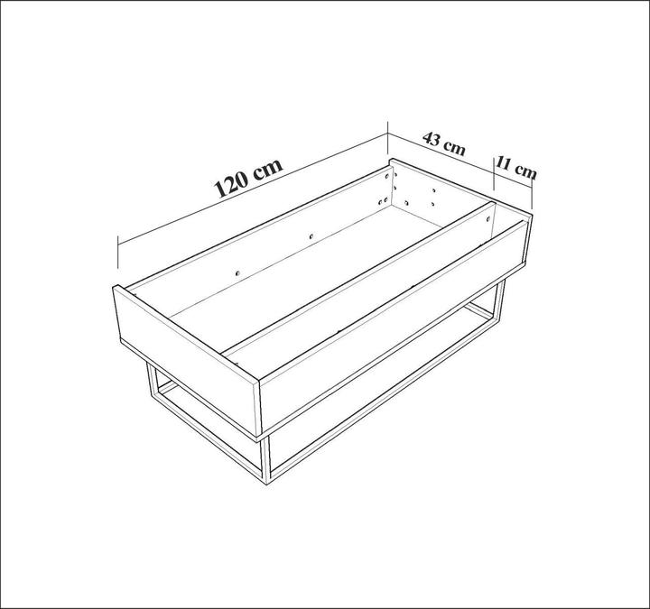 Actual product image Hanah Home Isaiah (120 x 43 x 60 cm)