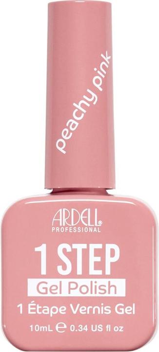 Ardell 1 Step Gel Polish Peachy Pink 10 ml (peachy pink, Gel-Effekt Nagellack)