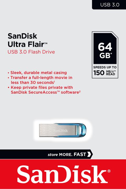 Produktbild SanDisk Ultra Flair (64 GB, USB-A)