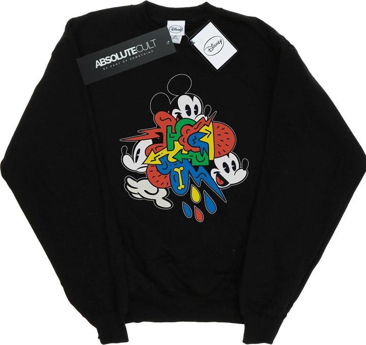 Disney Mickey Mouse Vintage Arrows Sweatshirt Mädchen (140, 146)