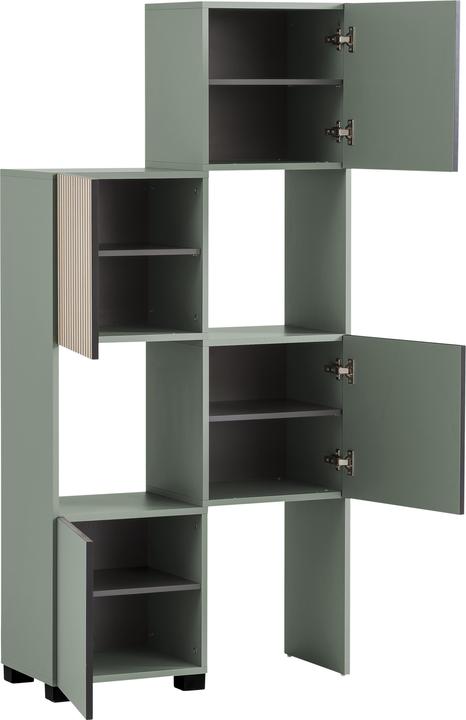 Actual product image Schildmeyer Alexa sliding shelf pistachio / acoustic decor