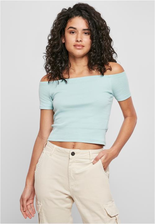Actual product image Urban Classics Ladies Off Shoulder Rib Tee (5XL)