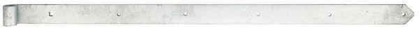 Produktbild GAH Ladenband Breite 60 mm Länge 1200 x 60 mm Stärke 8 mm Stahl feuerverzinkt Ø 20 mm abgerundet