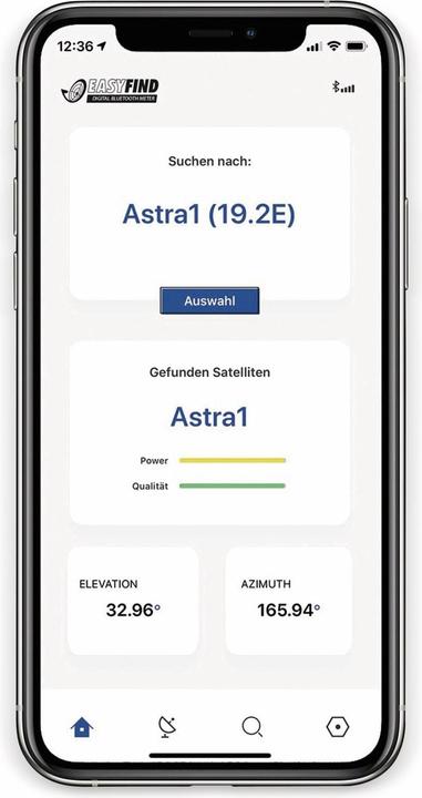 Produktbild Opticum 9887 - Pegelmessgeraet Satmessgeraet Bluetooth