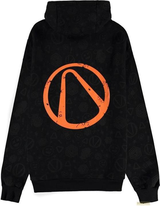 Immagine prodotto Difuzed Borderlands - Felpa con cappuccio con zip da uomo - S (S)