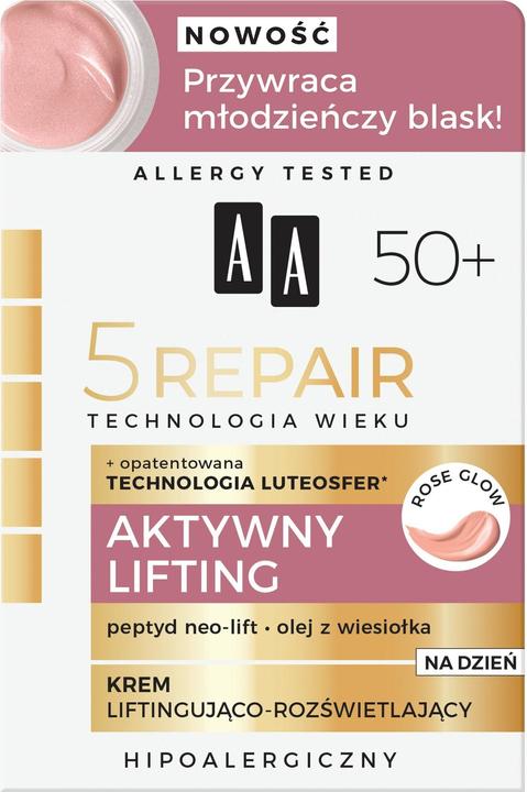Actual product image Oceanic Aa 5 - Repair Technology Age Active Lifting L (50 ml, Day cream, SPF 50+)
