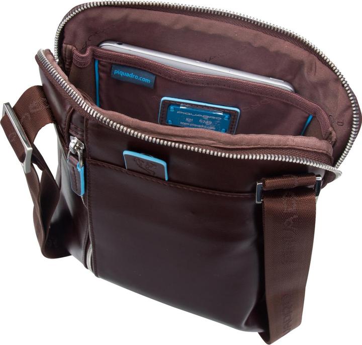 Actual product image Piquadro Blue Square – Umhängetasche mit doppelter Vortasche