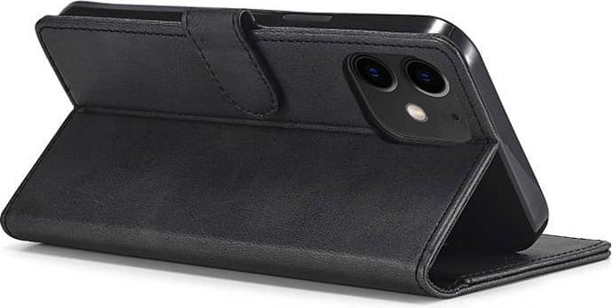 Actual product image LC.Imeeke iPhone 16e - Wallet Etui mit 3 Kartenfächern & Magnetverschluss, schwarz (Apple iPhone 16e)