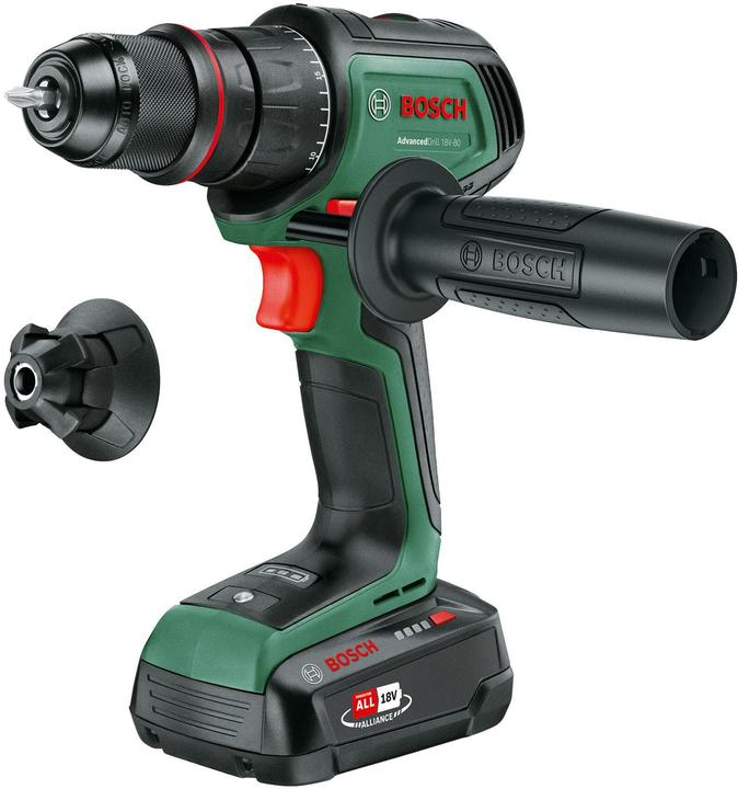 Produktbild Bosch Home & Garden Akku-Bohrschrauber AdvancedDrill 18V-80 QuickSnap,1 x Akku PBA 18V 2.5Ah (Akkubetrieb)