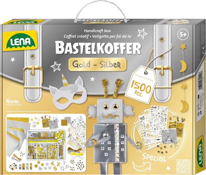 Lena Bastelkoffer Gold & Silber ca. 1.500 T