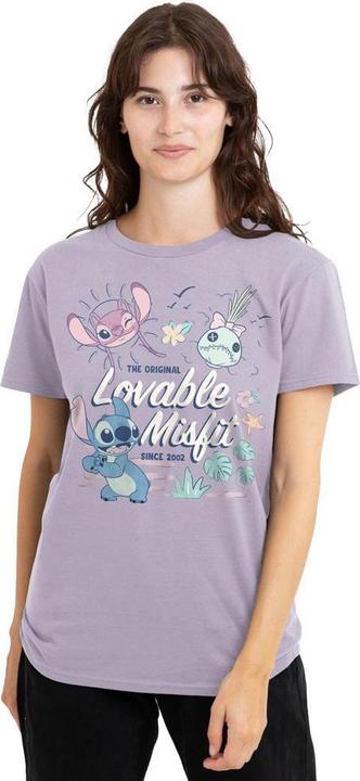 Immagine prodotto Lilo & Stitch Lovable Misfit Maglietta Classico Donna (XL)