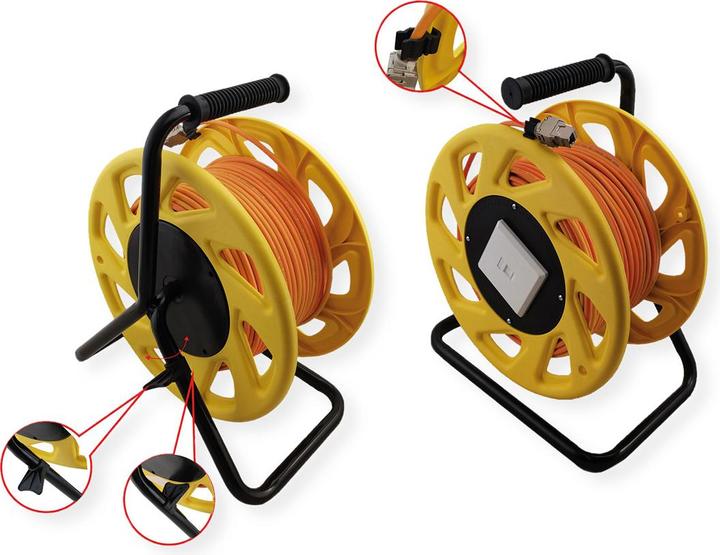 Produktbild Roline Inst.Kabel-Trmml Kat.6A S/FTP (S/FTP, CAT6a, 60 m)
