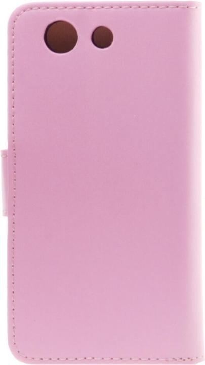 Immagine prodotto NoName Custodia a libro sottile in pelle per Sony Xperia Z3 Compact rosa (Sony Xperia Z3 Compact)