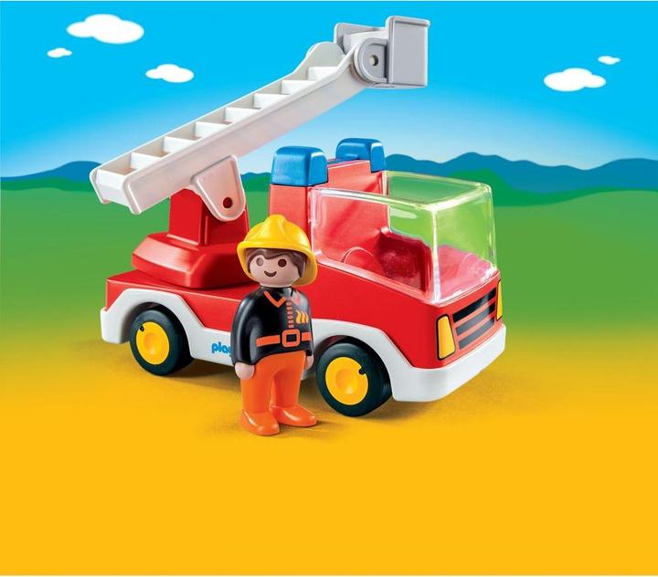 Actual product image Playmobil Fire engine vehicle (6967, Playmobil 1.2.3)