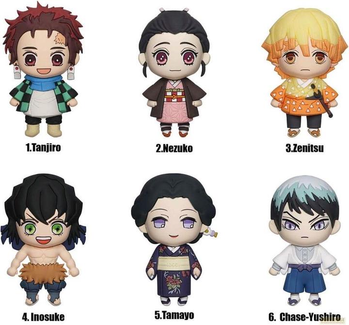 Actual product image Monogram Int. Demon Slayer: Kimetsu no Yaiba 3D Magnets Series 3 Display (12) (12 x)