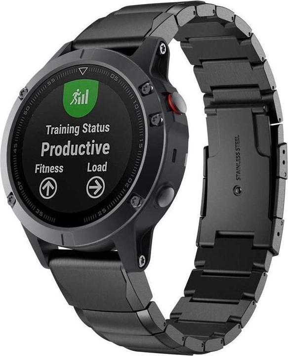 Image du produit Garmin Bande Tech Protect (26 mm, Acier inoxydable)