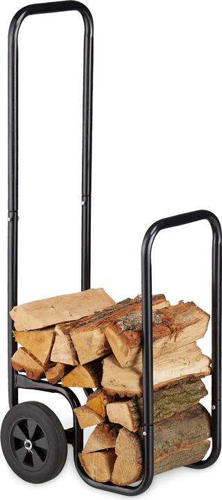 Produktbild Relaxdays Kaminholzwagen (41 x 42.5 x 100 cm)