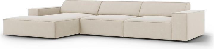 Actual product image Micadoni Velvet Left Corner Sofa, "Jodie", 4 Seats, 284x166x70Made in Europe (Corner sofa)
