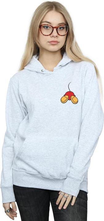 Immagine prodotto Disney Mickey Mouse Backside Breast Print Felpa con Cappuccio Donna (XL)