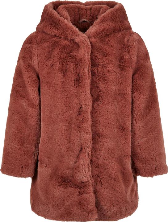 Urban Classics Girls Hooded Teddy Coat