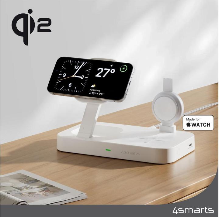 Actual product image 4smarts Wireless Charger Qi2 (15 W)