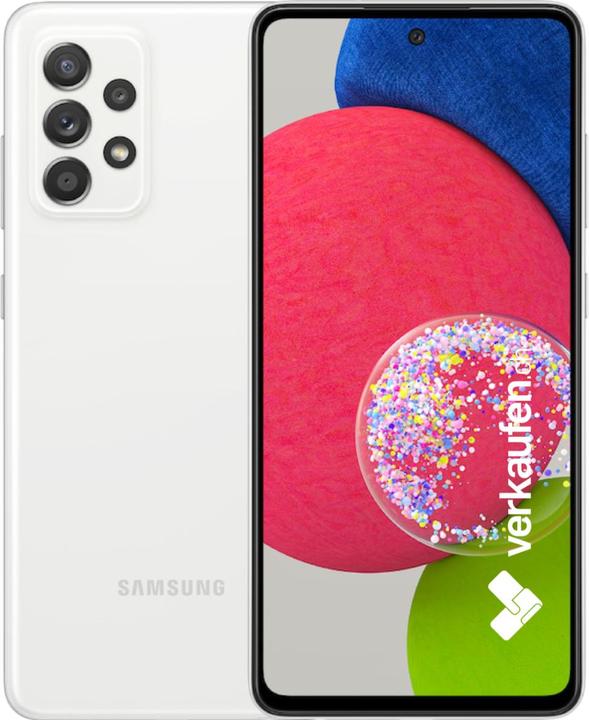 Produktbild verkaufen.ch Galaxy A52s 5G (128 GB, Awesome White, 6.50", 64 Mpx, Hybrid Dual SIM, B / Sehr gut)