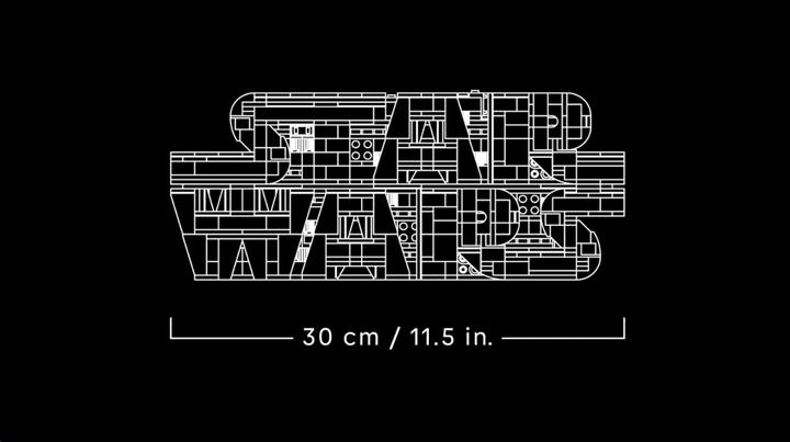 Actual product image LEGO Star Wars™ logo made from bricks (75407, LEGO Star Wars)