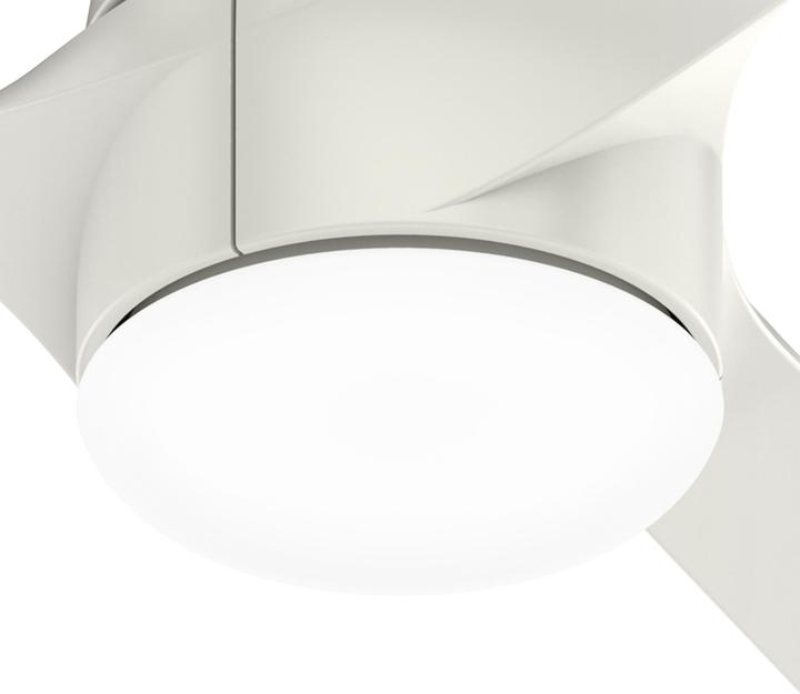 Produktbild Hunter Fans DC Deckenventilator Rosedale Weiss mit LED (45 dB)