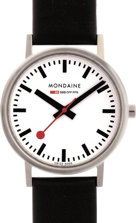 Immagine prodotto Mondaine Classico - Spazzolato vegano (Orologio da polso analogico, Fatto in Svizzera, 36 mm)