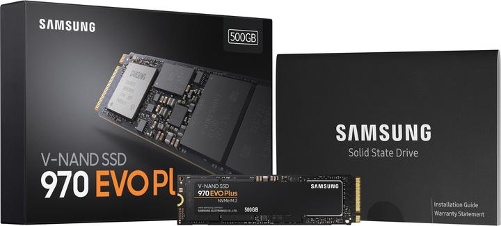 Actual product image Samsung 970 EVO Plus (500 GB, M.2 2280)