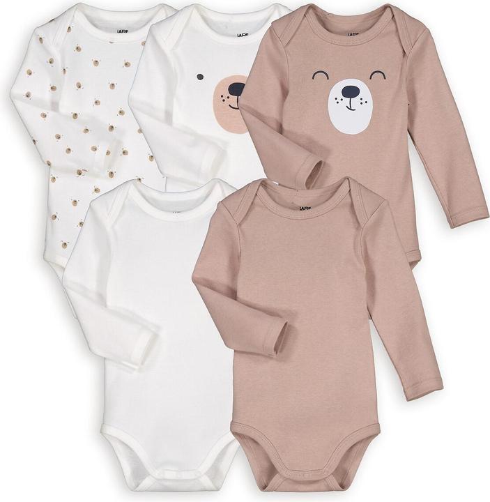 Produktbild La Redoute Collections 5er-Pack Bodys mit langen Ärmeln (74)