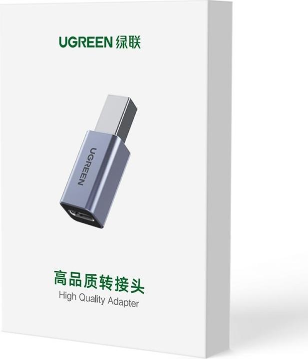 Image du produit Ugreen Adaptateur USB C vers USB B 2.0 pour imprimante connectée en USB-C (USB Type C, USB B)
