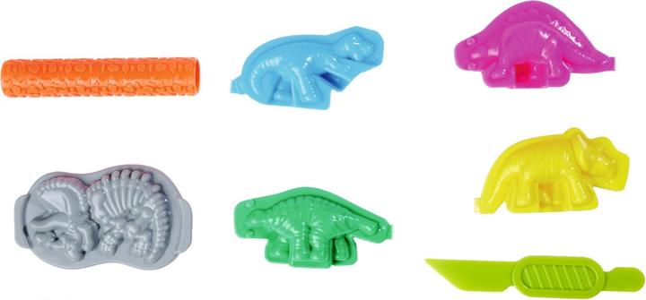 Produktbild Simba 106344621 Art and Fun Spielsand Set Dinosaurier, 3X 200g Sand, Plattform, 4X Dino 3D Form, Fos