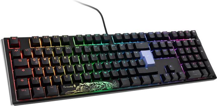 Produktbild Ducky One 3 Classic Black/White Gaming Tastatur, RGB LED - MX-Brown (DE, Kabelgebunden)