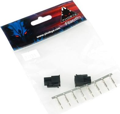 Immagine prodotto Phobya Connettore di alimentazione ATX 4Pin maschio, 2 pezzi