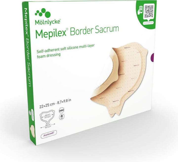 Mepilex Border Sacrum 22x25cm 282460 (5 x)