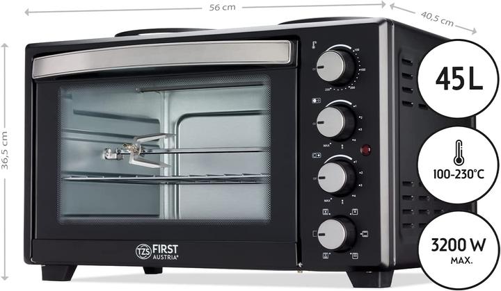 Actual product image First Electric stove with oven 5045-4